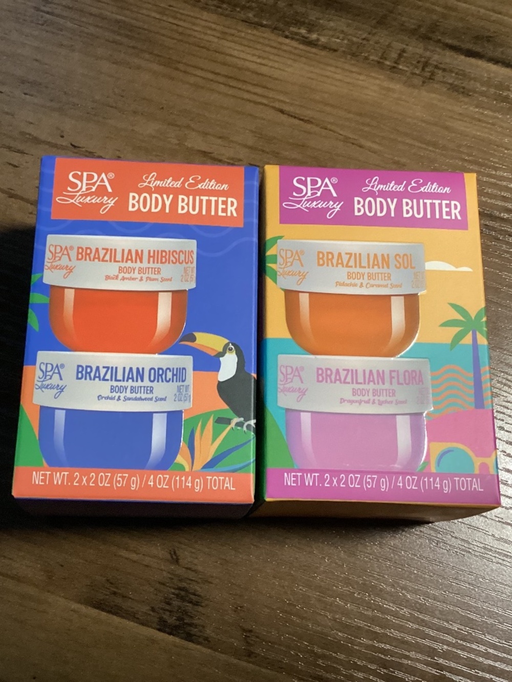 Spa Luxury Limited Edition Body Butter 2-pack New